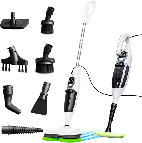 Electric steam mop - 15-in-1,
