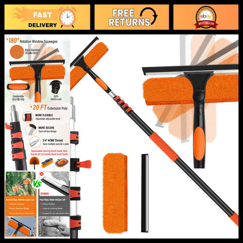 26ft high window cleaning kit - window,