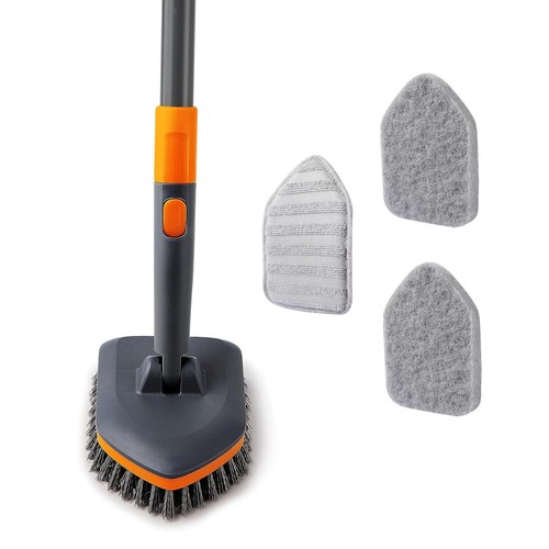 Tile tub scrubber - brush, for