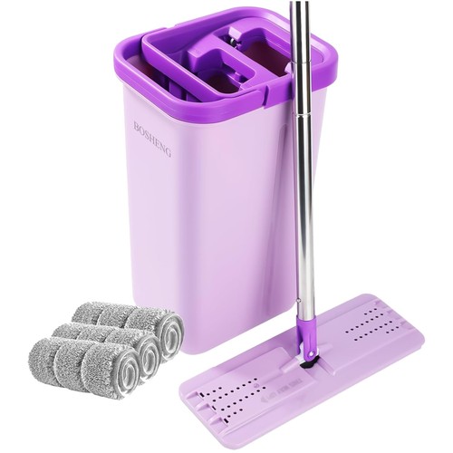 Telescopic handle flat mop - telescopic,