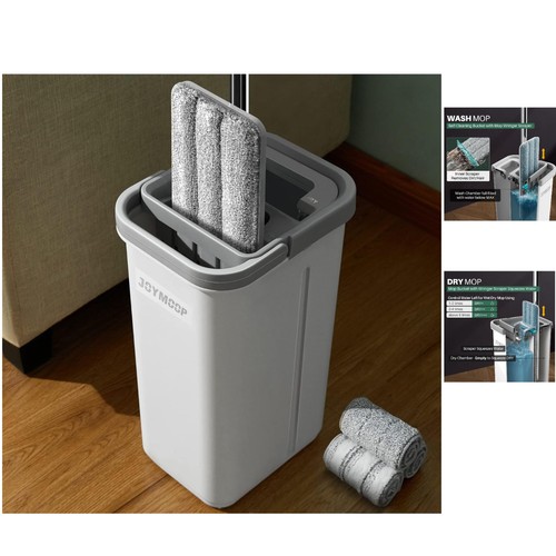 Ergonomic mop and - mop, bucket