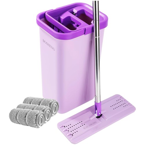 Purple microfiber mop - purple,