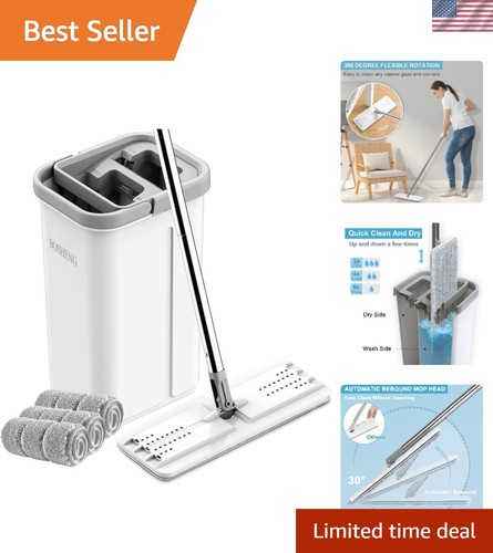 Hands free mop bucket - &,