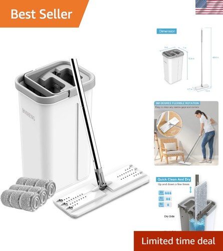 Stainless steel telescopic mop - stainless,